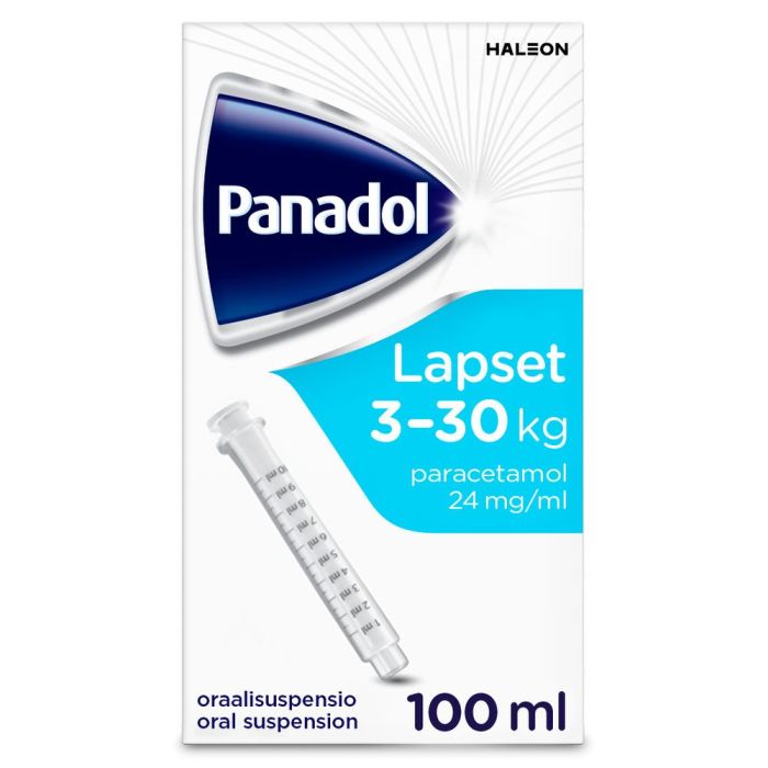 PANADOL oraalisuspensio 24 mg/ml 100 ml kuva 4