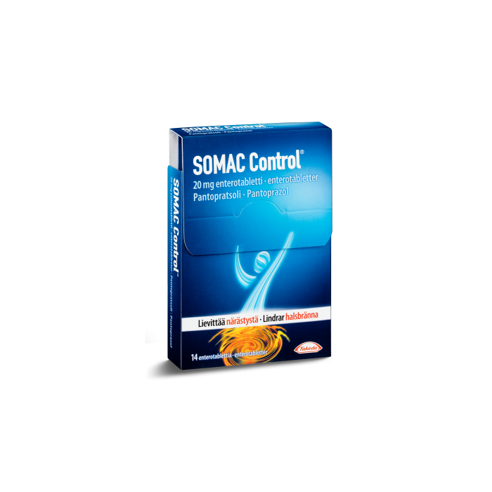 SOMAC CONTROL enterotabletti 20 mg taskupakkaus 14 fol