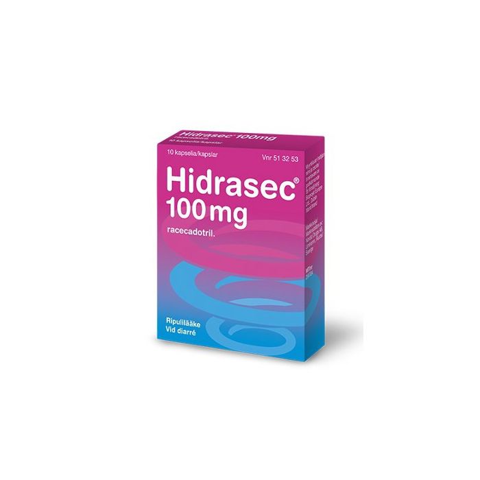 HIDRASEC kapseli, kova 100 mg 10 fol kuva 2