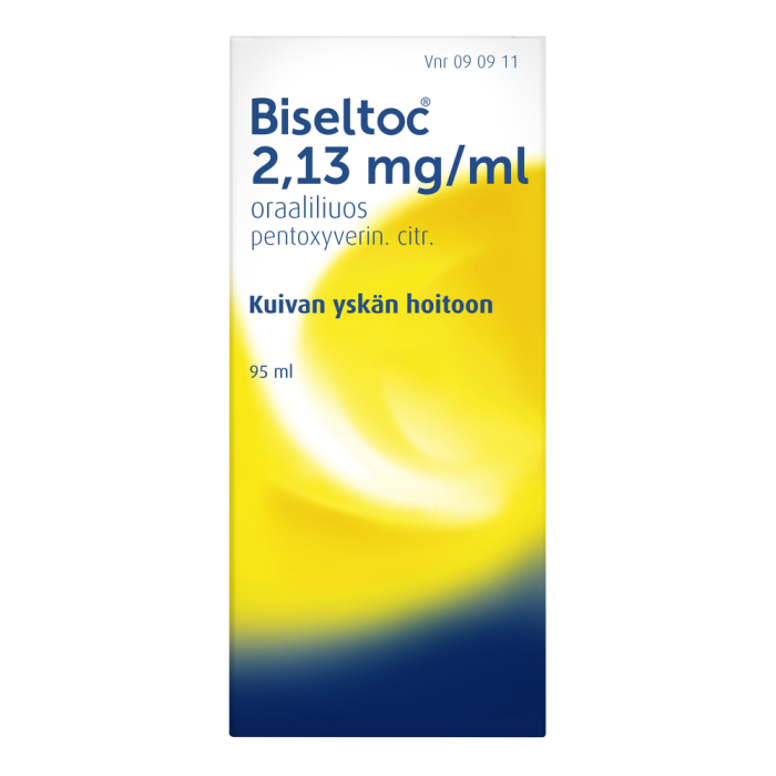 BISELTOC oraaliliuos 2,13 mg/ml 95 ml kuva 2