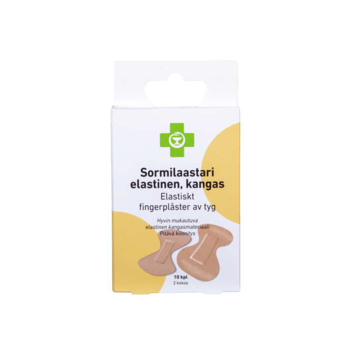 APTEEKKI Sormilaastari elastinen, kangas 10 kpl/rasia