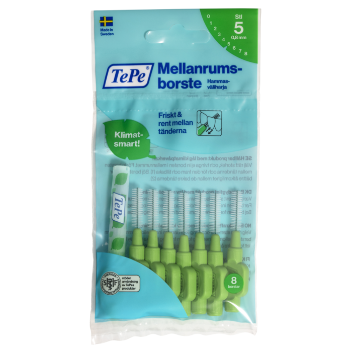 TePe hammasväliharja Original 0,8 mm 8 kpl kuva 1
