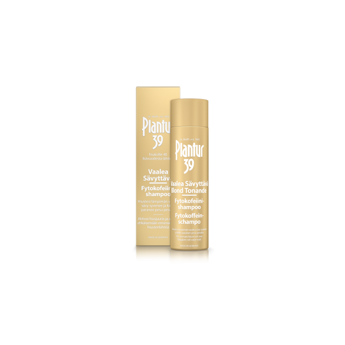 Plantur 39 Vaalea Sävyttävä fytokofeiinishampoo 250 ML