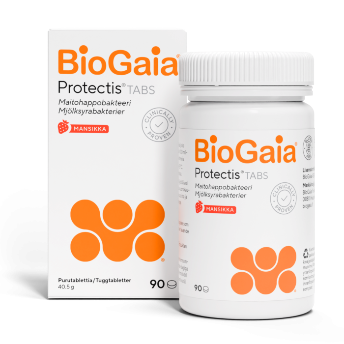 BioGaia Protectis TABS Mansikka 90 tabl kuva 3
