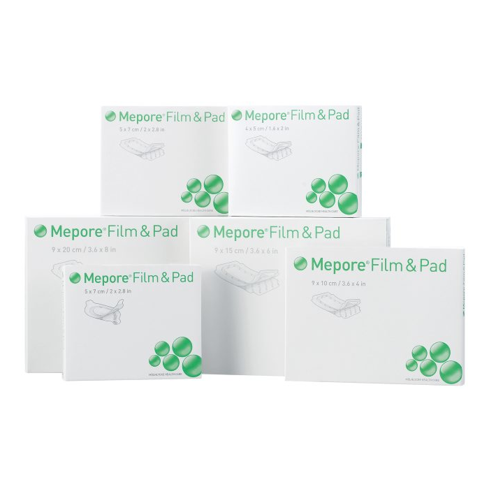 Mepore film & pad 9x20 cm 5 kpl