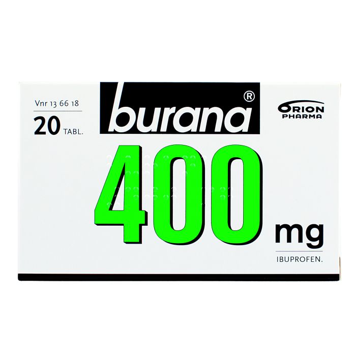 BURANA tabletti, kalvopäällysteinen 400 mg 20 fol kuva 9