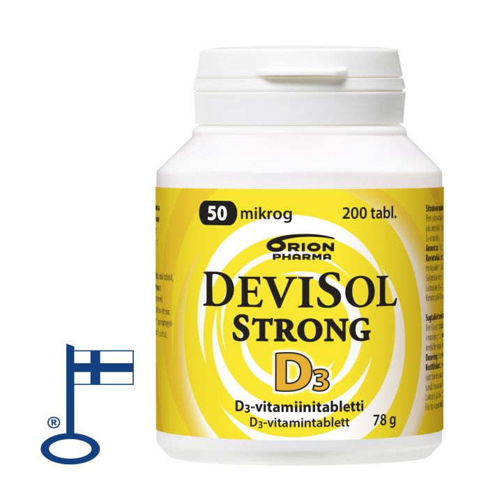 Devisol Strong 50 mikrog imeskelytabletti 200 kpl kuva 2
