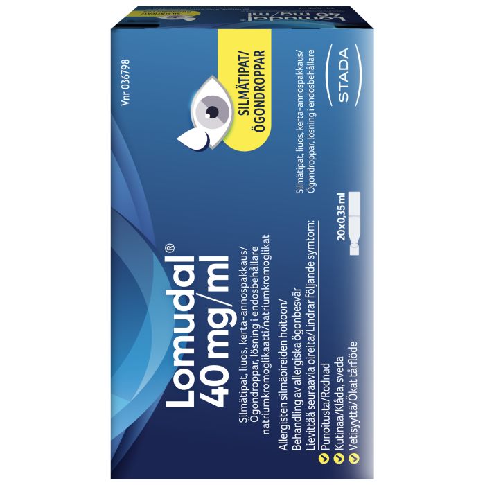 LOMUDAL silmätipat, liuos, kerta-annospakkaus 40 mg/ml 20 x 0,35 ml kuva 4