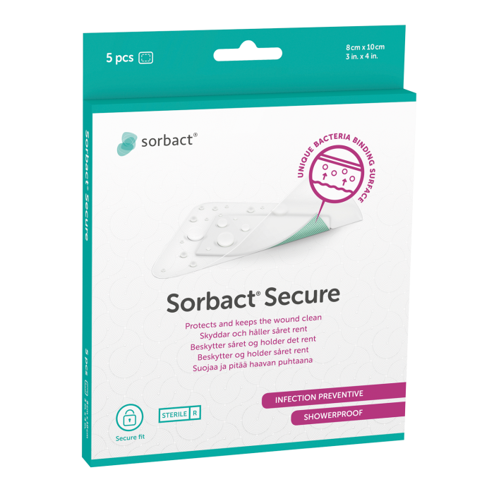 Sorbact Secure 8 cm x 10 cm (98148) 5 kpl kuva 2