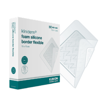Kliniderm foam silicone border flexible 10x30cm 5 kpl