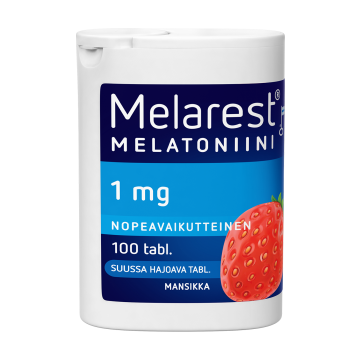 Melarest 1 mg Mansikka 100 tabl
