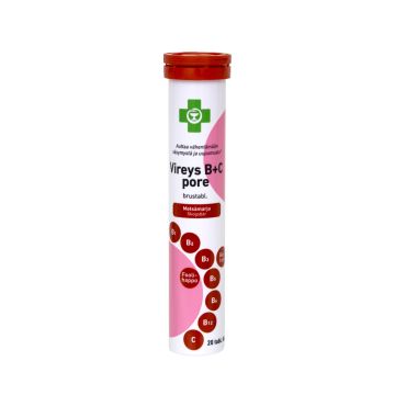 APTEEKKI Vireys B+C pore metsämarja 20 tabl