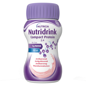 Nutridrink Compact Protein mansikka 4x125 ml